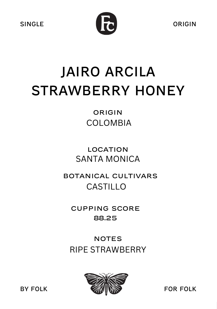 Colombia-Santa Monica-Strawberry Honey Processed