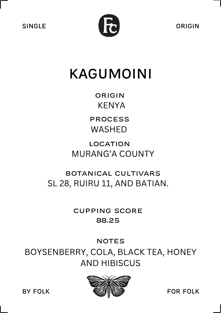 Kenya - KAGUMOINI AA